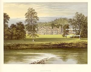 Scotland Roxburgh Abbotsford Walter Scott Estate c1870