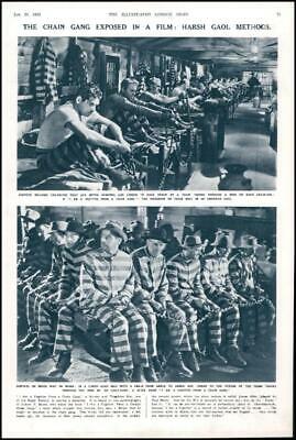Seller image for 1933 CINEMA I am a Fugitive from a Chain Gang Warner Vitaphone Regal Burns (29) for sale by Antique Paper Company