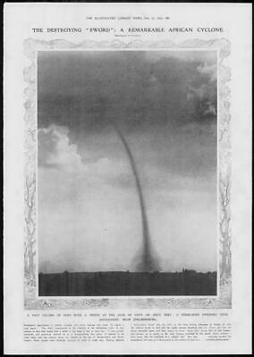 Seller image for 1913 AFRICA Cyclone Whirlwind Roodepoort Johannesburg Column of Dust (149) for sale by Antique Paper Company