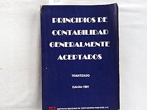 Seller image for Principios de contabilidad generalmente aceptados. Tematizado. for sale by Librera "Franz Kafka" Mxico.