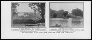 Seller image for 1901 LONDON Destruction Famous View Thames from Richmond Hill Marble Hill (44) for sale by Antique Paper Company