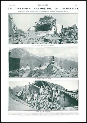 Seller image for 1905 INDIA Dharmsala Earthquake Goorkhas Killed Muscroft Clay Ruins Survivor(99) for sale by Antique Paper Company