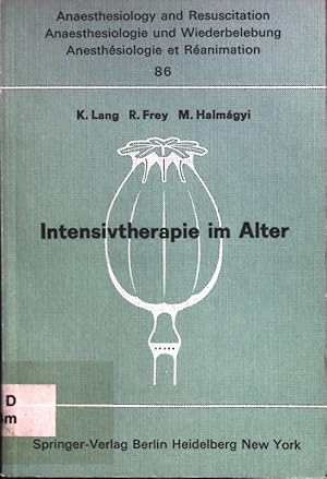 Imagen del vendedor de Intensivtherapie im Alter. a la venta por books4less (Versandantiquariat Petra Gros GmbH & Co. KG)