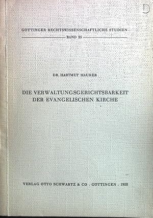 Bild des Verkufers fr Die Verwaltungsgerichtsbarkeit der evangelischen Kirche zum Verkauf von books4less (Versandantiquariat Petra Gros GmbH & Co. KG)