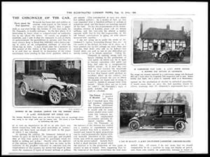 Seller image for 1914 - MOTOR-CAR Foy Steele 12-HP Rover Lanchester Limousine (33) for sale by Antique Paper Company