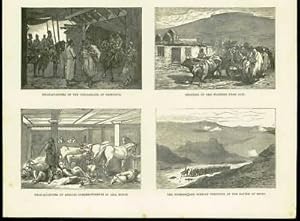 Seller image for 1877 Antique Print - TURKEY ERZURUM OLTI BATTLE SEVIN WOUNDED CIRCASSIANS (205B) for sale by Antique Paper Company