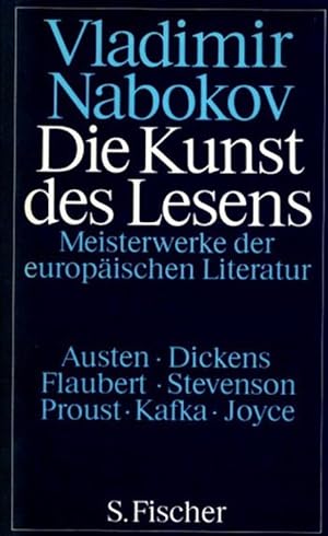 Die Kunst des Lesens - Meisterwerke der europäischen Literatur;