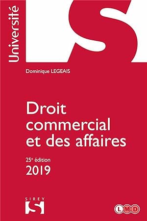 droit commercial et des affaires (édition 2019)