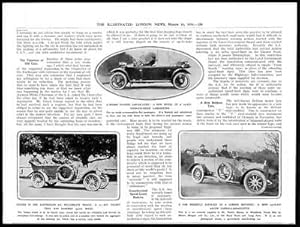 Seller image for 1914 - MOTOR-CAR Lanchester Talbot Adler Cabrio-Landaulette (75) for sale by Antique Paper Company