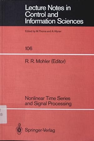 Immagine del venditore per Nonlinear time series and signal processing. venduto da Antiquariat Bookfarm
