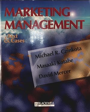 Seller image for Marketing management. text and cases. for sale by Antiquariat Bookfarm