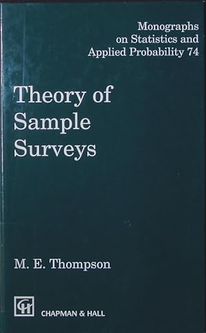 Bild des Verkufers fr Theory of sample surveys. zum Verkauf von Antiquariat Bookfarm