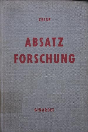 Bild des Verkufers fr Absatzforschung. zum Verkauf von Antiquariat Bookfarm