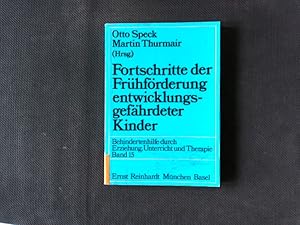 Immagine del venditore per Fortschritte der Frhfrderung entwicklungsgefhrdeter Kinder. Behindertenhilfe durch Erziehung, Unterricht und Therapie, Band 15: venduto da Antiquariat Bookfarm