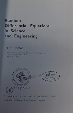 Seller image for Random differential equations in science and engineering. for sale by Antiquariat Bookfarm