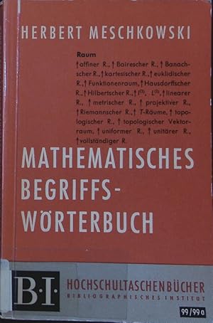 Bild des Verkufers fr Mathematisches Begriffswrterbuch. zum Verkauf von Antiquariat Bookfarm