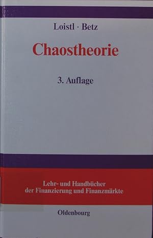 Bild des Verkufers fr Chaostheorie. zur Theorie nichtlinearer dynamischer Systeme. zum Verkauf von Antiquariat Bookfarm