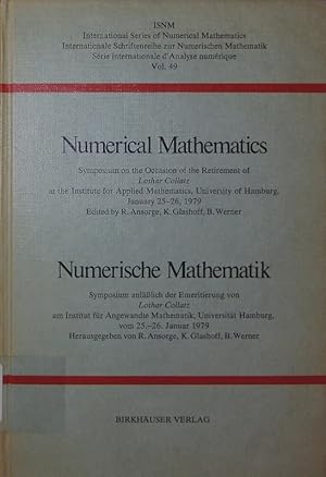 Bild des Verkufers fr Numerical mathematics. zum Verkauf von Antiquariat Bookfarm