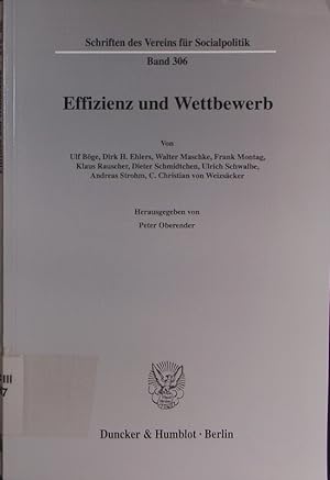 Seller image for Effizienz und Wettbewerb. for sale by Antiquariat Bookfarm
