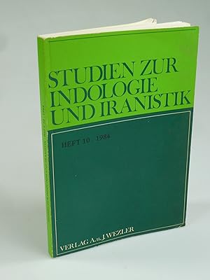 Immagine del venditore per Studien zur Indologie und Iranistik Heft 10. venduto da Antiquariat Dorner
