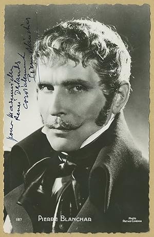 Seller image for Pierre Blanchar (1892-1963) - Jolie photo ddicace - 40s for sale by PhP Autographs