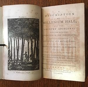Bild des Verkufers fr A DESCRIPTION OF MILLENIUM HALL. And the country adjacent: Together with the Characters and inhabitants. And such historical anecdotes and reflections, as may excite in the reader proper sentiments of humanity, and lead the mind to the love of virtue. By A Gentleman on his travels. zum Verkauf von Paul Foster. - ABA & PBFA Member.