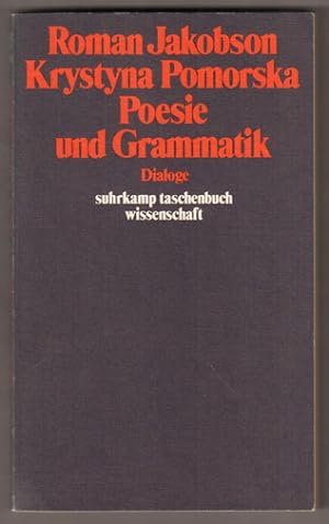Seller image for Poesie und Grammatik. Dialoge. for sale by Antiquariat Neue Kritik