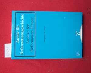 Immagine del venditore per Archiv fr Reformationsgeschichte - Aufsatzband : Jahrgang 108. Internat. Zeitschrift zur Erforschung der Reformation und ihrer Weltwirkungen venduto da Versandantiquariat buch-im-speicher