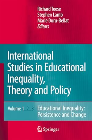 Bild des Verkufers fr International Studies in Educational Inequality, Theory and Policy. (=Inequality: Educational Theory and Public Policy; Vol. 3). zum Verkauf von Antiquariat Thomas Haker GmbH & Co. KG