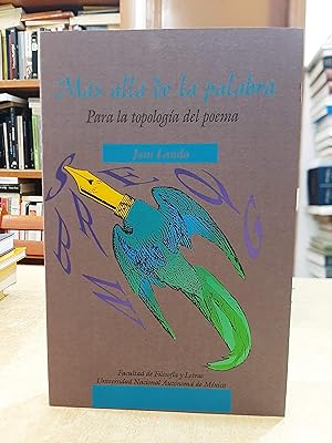 Imagen del vendedor de MS ALL DE LA PALABRA Para la topologa del poema. a la venta por LLIBRERIA KEPOS-CANUDA