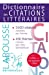 Image du vendeur pour DICTIONNAIRE DES CITATIONS LITTERAIRES [FRENCH LANGUAGE - No Binding ] mis en vente par booksXpress