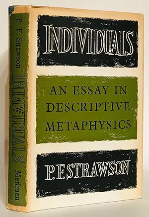 Immagine del venditore per Individuals. An Essay in Descriptive Metaphysics. venduto da Thomas Dorn, ABAA