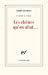 Seller image for Les chênes qu'on abat. [FRENCH LANGUAGE - No Binding ] for sale by booksXpress