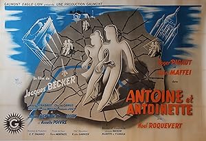 "ANTOINE ET ANTOINETTE" Réalisé par Jacques BECKER en 1947 avec Roger PIGAUT, Claire MAFFEI d'apr...