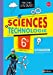 Imagen del vendedor de Cahier de Sciences & Technologie 6e / Fin de cycle 3 [FRENCH LANGUAGE - No Binding ] a la venta por booksXpress