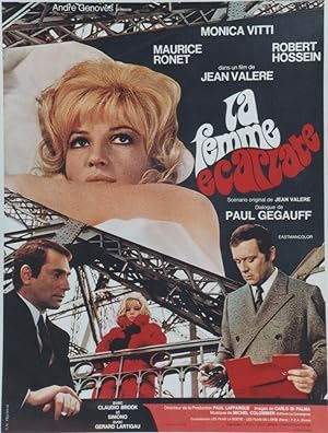 "LA FEMME ÉCARLATE" Réalisé par Jean VALÈRE en 1969 avec Monica VITTI, Maurice RONET, Robert HOSS...