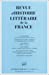 Seller image for Revue d'histoire littéraire de la France, N° 5, septembre/octobre 2000 [FRENCH LANGUAGE - No Binding ] for sale by booksXpress