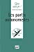Imagen del vendedor de Les partis autonomistes [FRENCH LANGUAGE - No Binding ] a la venta por booksXpress