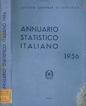 Bild des Verkufers fr Istituto centrale di statistica annuario statistico italiano, 1956 zum Verkauf von Biblioteca di Babele