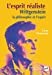Bild des Verkufers fr L'esprit réaliste: Wittgenstein, la philosophie et l'esprit [FRENCH LANGUAGE - No Binding ] zum Verkauf von booksXpress