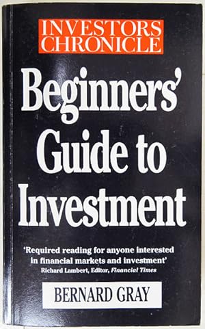 Bild des Verkufers fr Beginner's Guide to Investment. zum Verkauf von Entelechy Books