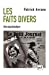 Seller image for Les faits divers: Une psychanalyse [FRENCH LANGUAGE - No Binding ] for sale by booksXpress