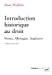 Bild des Verkufers fr Introduction historique au droit: France, Allemagne, Angleterre [FRENCH LANGUAGE - No Binding ] zum Verkauf von booksXpress