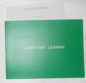 Seller image for Jonathan Leaman (Beaux Arts, London 8 - 31 May 1997) for sale by David Bunnett Books