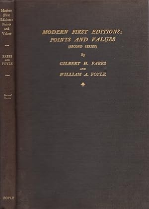 Seller image for Modern First Editions: Points and Values Second series for sale by Americana Books, ABAA