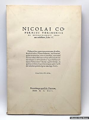 Image du vendeur pour Nicolai Copernici Torinensis De revolutionibus orbitum coeleftium mis en vente par Librairie Alain Brieux