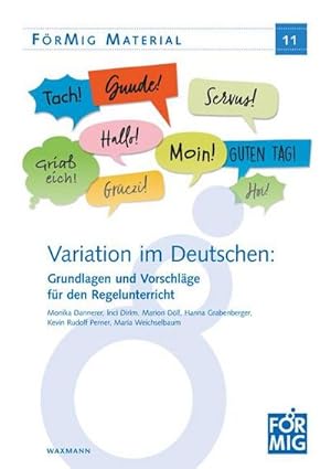 Seller image for Variation im Deutschen: Grundlagen und Vorschlge fr den Regelunterricht for sale by AHA-BUCH GmbH