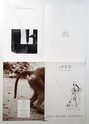 Seller image for FEU n1. Jean-Michel ALBEROLA for sale by Librairie-Galerie Dorbes Tobeart