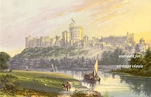 Windsor Castle 1870s Colour print
