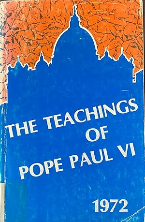 Image du vendeur pour The Teachings of Pope Paul VI 1972 mis en vente par BookMarx Bookstore